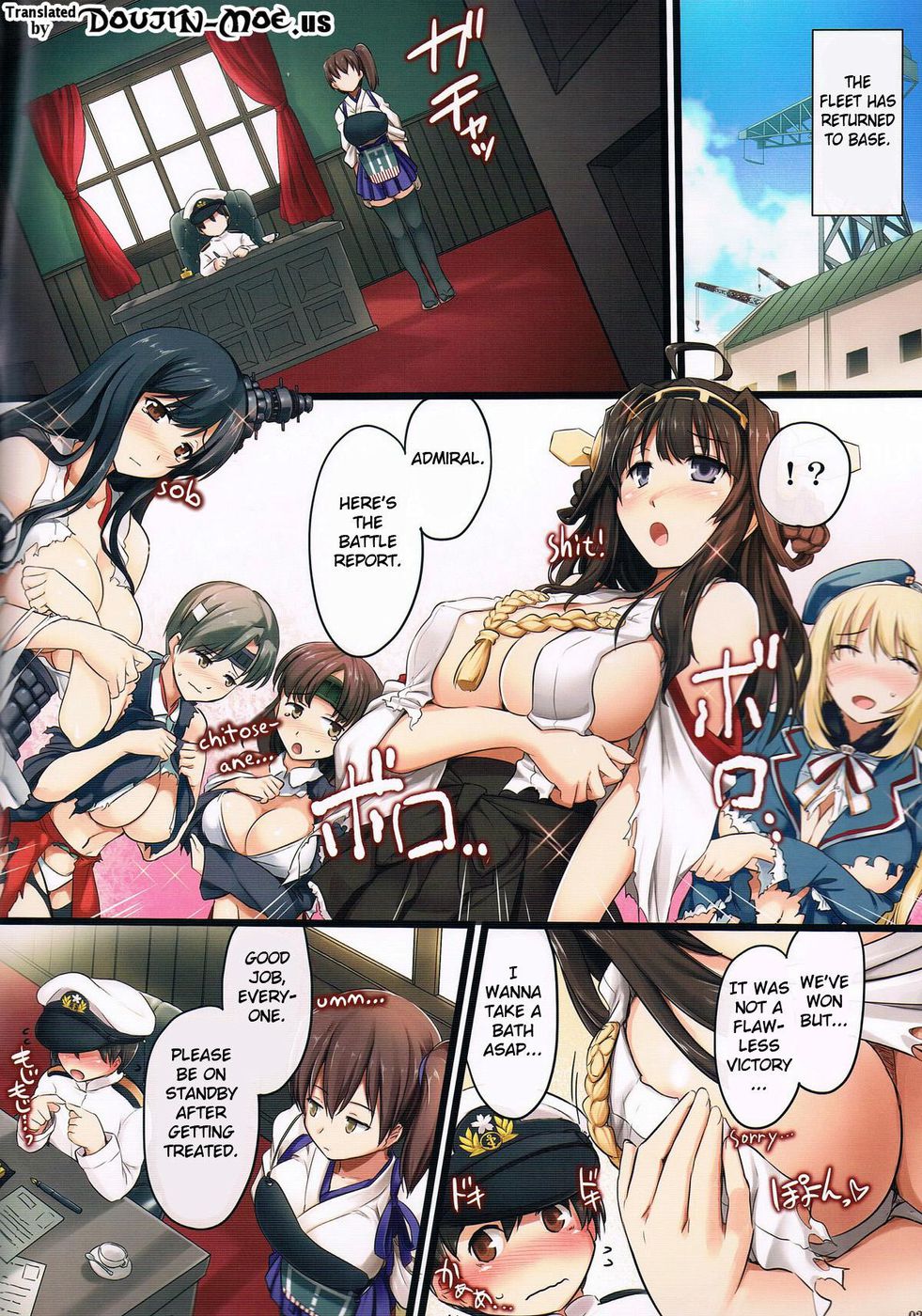 Hentai Manga Comic-The Work of an Aircraft Carrier Wife-Read-2